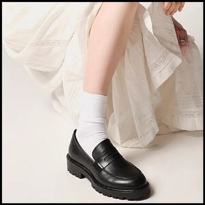 Vagabond Black Leather Loafers